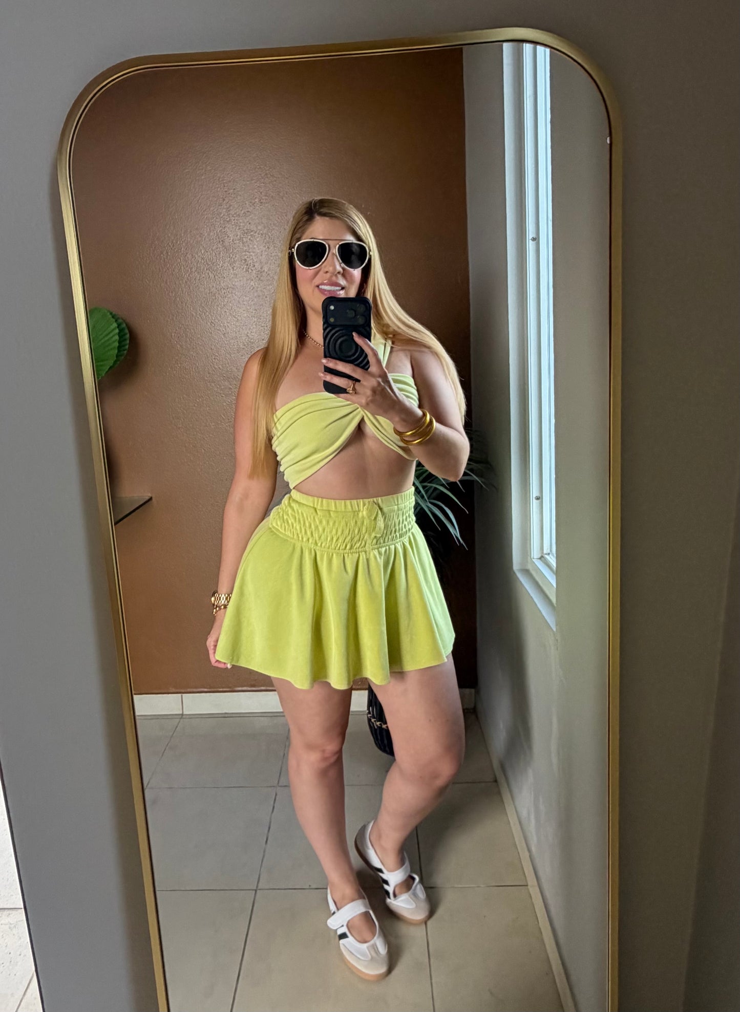 Oliva Falda Pantalón