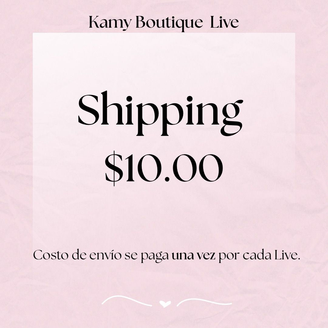 SHIPPING FACEBOOK LIVE