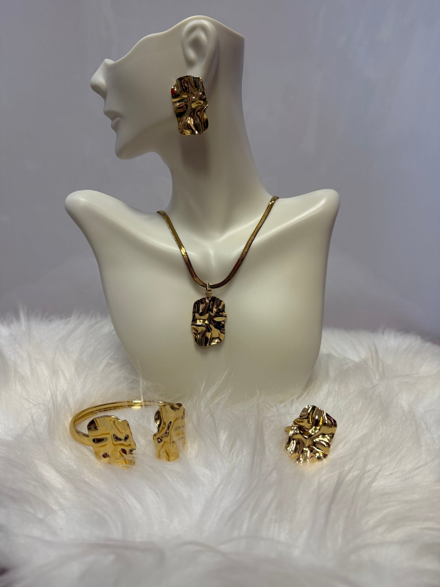Hermoso Set de 4 piezas Stainless Steel