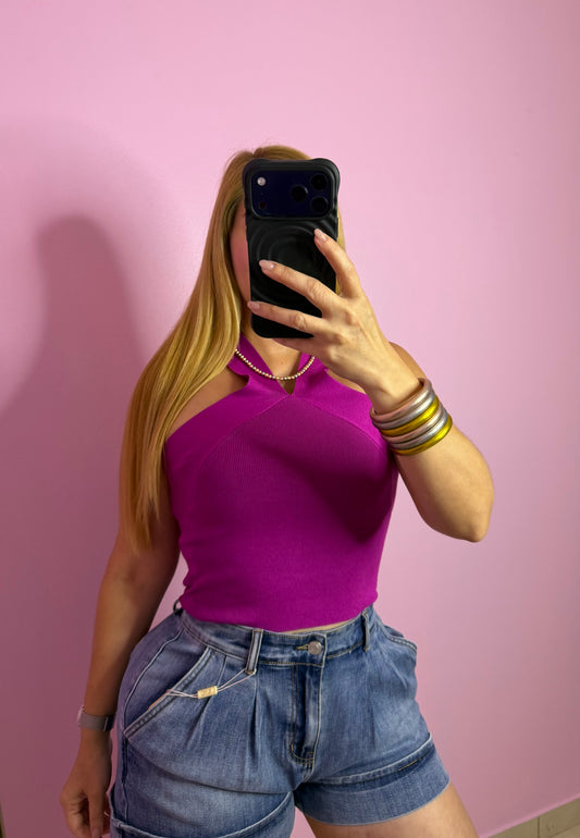 Magenta Top